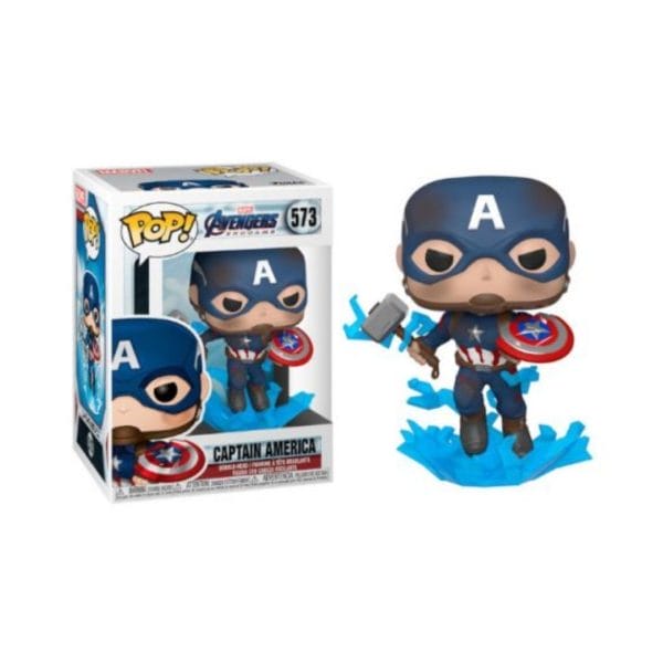 Funko Pop Marvel Endgame Captain America w/Broken Shield 573 Agathamarket.cl 2