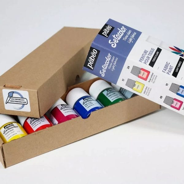 Kit Pintura Tela 6 Colores Pebeo Setacolor 20ml Light Fabric Agathamarket.cl 4