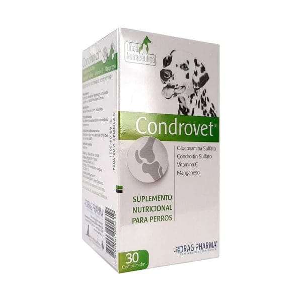 Condrovet Suplemento Nutricional Para Perros 30 Comprimidos Agathamarket.cl 4
