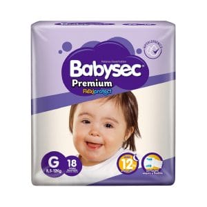 Babysec Premium Pañales De Bebe Flexi Protect Talla G 18 Un Agathamarket.cl 2