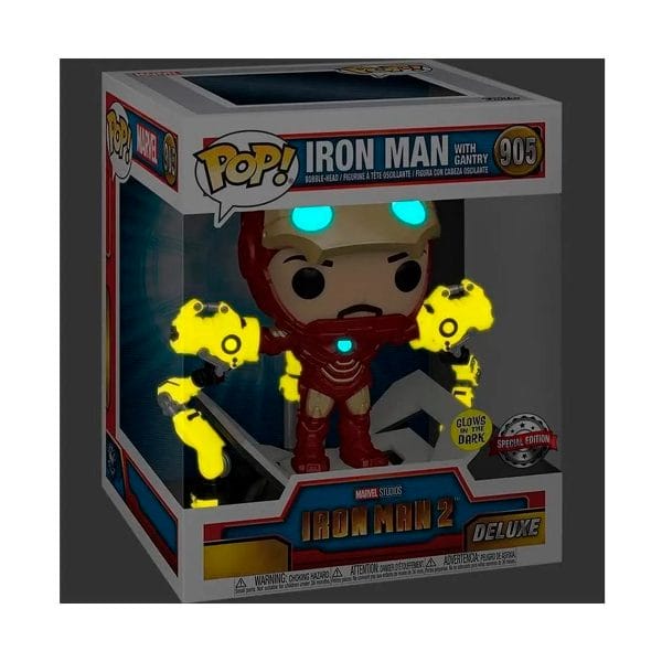 Funko Pop Deluxe Iron Man 2 With Gantry Glow Edition 905 Agathamarket.cl 7
