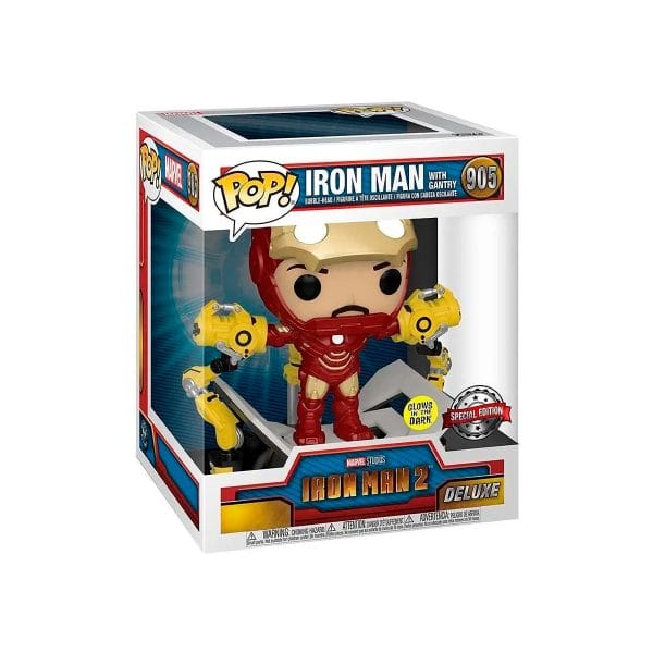 Funko Pop Deluxe Iron Man 2 With Gantry Glow Edition 905 Agathamarket.cl 6