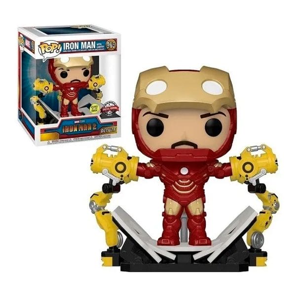Funko Pop Deluxe Iron Man 2 With Gantry Glow Edition 905 Agathamarket.cl 2