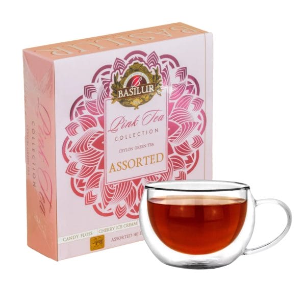 Te Basilur Verde Pink Tea Assorted 40 bolsas Agathamarket.cl 4