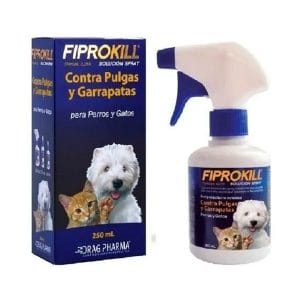 Fiprokill Spray Anti Pulgas/garrapatas 250 Ml Gatos Y Perro Agathamarket.cl