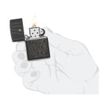 Encendedor Zippo Windproof Line Art Negro ZP46172 Agathamarket.cl 5