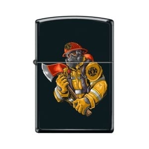 Encendedor Zippo Firefighter Design Negro ZP218.CI419951 Agathamarket.cl