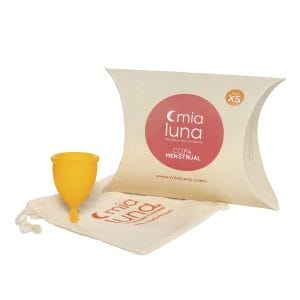 Copa Menstrual Mia Luna Naranja Talla Xs Agathamarket.cl