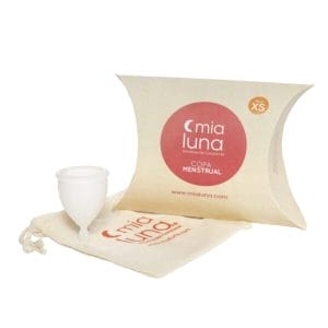 Copa Menstrual Mia Luna Blanca Talla Xs Agathamarket.cl