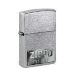 Encendedor Zippo EST 1932 Logo Design Plateado ZP48487 Agathamarket.cl 3