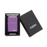 Encendedor Zippo Classic Abyss Purple Logo Morado Zp24747zl Agathamarket.cl 5