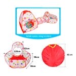 Carpa Tunel Plegable para Niños Rojo Agathamarket.cl 3