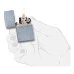 Encendedor Zippo Lighter Street Chrome Plateado Zp207 Agathamarket.cl 4