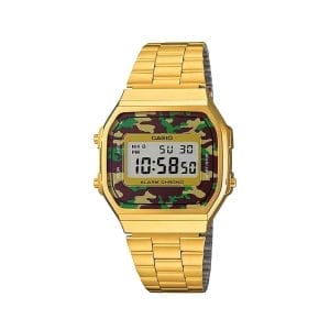 Reloj Casio Digital Unisex A-168WEGC-3 Agathamarket.cl