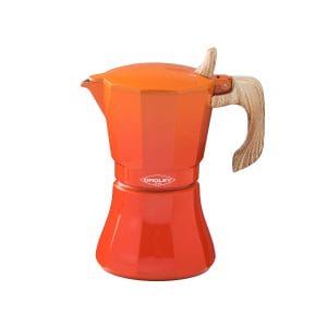Cafetera Italiana Induccion Petra Orange 6 Tazas Oroley Agathamarket.cl