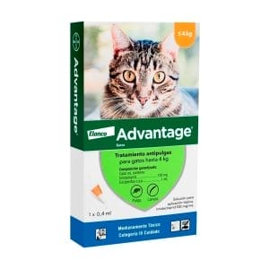Advantage Elanco Pipeta Antipulgas Gato Hasta 4 Kg Agathamarket.cl 2