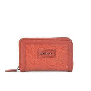 Billetera Mujer Madreselva Croco Carmin Lincoln’s Agathamarket.cl