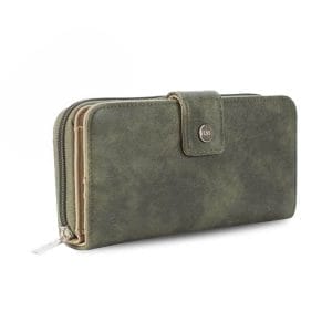 Billetera Mujer Begonia Verde Oliva Lincoln’s Agathamarket.cl